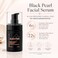 Serious Skincare Black Pearl Deep Wrinkle Decrease Facial Serum Concentrate - Promotes Skin Cell Turnover - Tahitian Black Pearl, Polypeptides, & Black Caviar - Marine Minerals - 1 oz. (1 Pack)