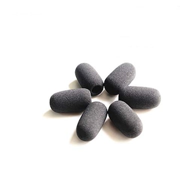 LINHUIPAD Microphone Covers - For Lightspeed Aviation Pilot Headset Mic Windshield Foam Sponge Windscreen Pack of 10 x