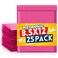 Metronic 25Pcs Poly Bubble Mailers, 8.5X12 Inch Padded Envelopes Bulk #2, Bubble Lined Wrap Polymailer Bags for Shipping/Packaging/Mailing Self Seal -Pink