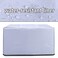 Luxja Cloth Dust Cover for Microwave Oven with Front Pocket, Gray