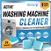 ACTIVE Washing Machine Cleaner Descaler 24 Pack - Deep Cleaning Tablets For HE Front Loader & Top Load Washer, Septic Safe Eco-Friendly Deodorizer, Clean Inside Drum And Laundry Tub Seal 12 Month Supp