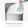simplehuman Code H Custom Fit Drawstring Trash Bags, 100 Count, 30-35 Liter / 8-9 Gallon, White