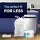 Plasticplace simplehuman (x) Code H Compatible (100 Count) Drawstring Garbage Liners, White