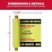 Catchmaster Catch Zone Pest Boundary Roll 60ft, Glue Trap Roll, Rodent Tape