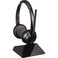 Plantronics Poly Savi 8220 UC DECT Wireless Headset System Bundle with Headset Advisor Wipe- Compatible with Computer Only (USB-A)