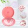 ZIZNBA (2 Pack) Retainer Case,Solid Orthodontic Retainer Case-Pink