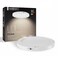 SINCELIGHT PIR LED Motion Sensor Ceiling Mounted Light Fixture, 18W Ultrathin Panel Shape, ON/Off Automatic, Dual Sensor Mode Switchable