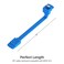 SABRENT SATA III 6Gbps Right-Angle Data Cable, 3-Pack 20in Blue (CB-SRB3)