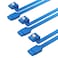 SABRENT SATA III 6Gbps Right-Angle Data Cable, 3-Pack 20in Blue (CB-SRB3)