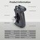 Nitze Adjustable Plastic Side Handle Grip Universal Camera Cage Handle with Cold Shoe Mount for Camera Cage Shoulder Mount Support - PA22-D