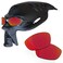 RockShell Polarized Lenses Replacement for Oakley Juliet Sungl - Lava Red + Python Green