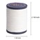FANDOL 100% Natural Linen Thread Waxed Thread for Bookbingding, Leather Sewing, Beading or Macrame (Natural)