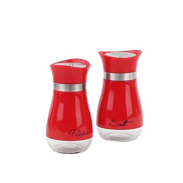 Servette Home Basic Salt &amp; Pepper Shakers - Red