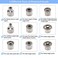 Yofuly Dermabrasion Replacement Tips, 9 PCS Diamond Microderm Microdermabrasion Replacement Tips with 3 Wands