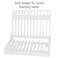 EIKS Foldable Drying Rack for Vegetable Fruit and Tableware, Kitchen Sink Organizer
