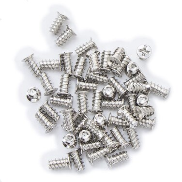 VAPKER 200PCS M5x10 Silver Zinc Phillips Flat Head Computer Replacement Screws Case Fan Screws Computer Cooling Fan Mount Screws Self-Tapping Screws