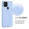kwmobile Case Compatible with Google Pixel 5 Case - Soft Silicone Protective Phone Cover - Matte Light Blue