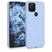 kwmobile Case Compatible with Google Pixel 5 Case - Soft Silicone Protective Phone Cover - Matte Light Blue