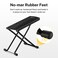 Donner - Classical Guitar Foot Rest Height Adjustable Black