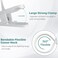 CUHIOY Rechargeable Clip on Reading Light for Bed Headboard, White, 1 Pack