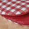 KitchenAid Gingham Cotton Mini Oven Mitt 2-Pack Set, Passion Red, 5.5"x8