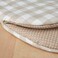 KitchenAid Gingham Mini Oven Mitt 2-Pack Set, Milkshake Tan, 5.5"x8