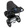 BOB Gear Deluxe Handlebar Console with Tire Pump for Single Jogging Strollers, Black