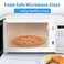 Yibracki 9.6" Microwave Glass Turntable Plate Replacement with Cleaning Cloth - Glass Construction, Grey, Solid, Compact, Reusable