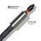 Klein Tools 32308 Multi-bit Stubby Screwdriver, Impact Rated 8-in-1 Adjustable Magnetic Tool with Phillips, Slotted, Square and Nut Driver