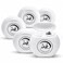 Ink Permanent White Brow Mapping String, 5-Pack, 328 Ft Pre-Inked Thread