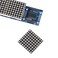 ALAMSCN MAX7219 Dot Matrix Module 32x8 4 in 1 LED Display Modules for Arduino Raspberry Pi Microcontroller with 5Pin Wires Red (Pack of 2)