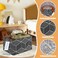 LANGYASHAN Rectangular Collapsible Storage Basket Nursery Organizer Black diamond