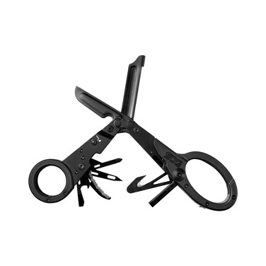 SOG ParaShears Lightweight Backcountry Stainless Steel Multi-Tool, 11 Tools   Compound Leverage Technology, Black
