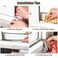 Jetec 2 Pcs Self-Adhesive Pile Weather Stripping Gray