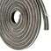 Jetec 2 Pcs Self-Adhesive Pile Weather Stripping Gray