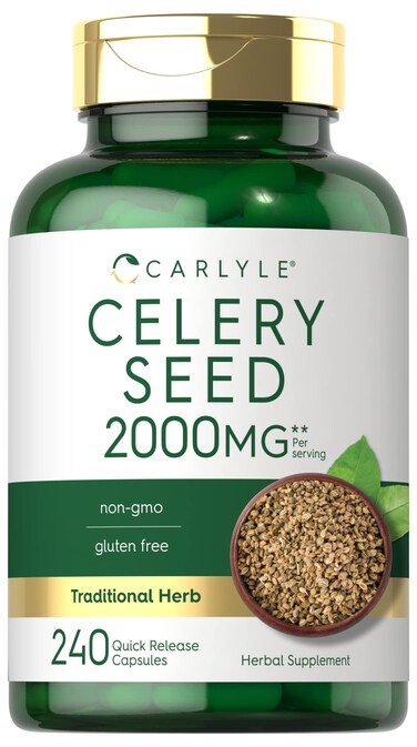 Carlyle Celery Seed Extract Capsules   240 Count