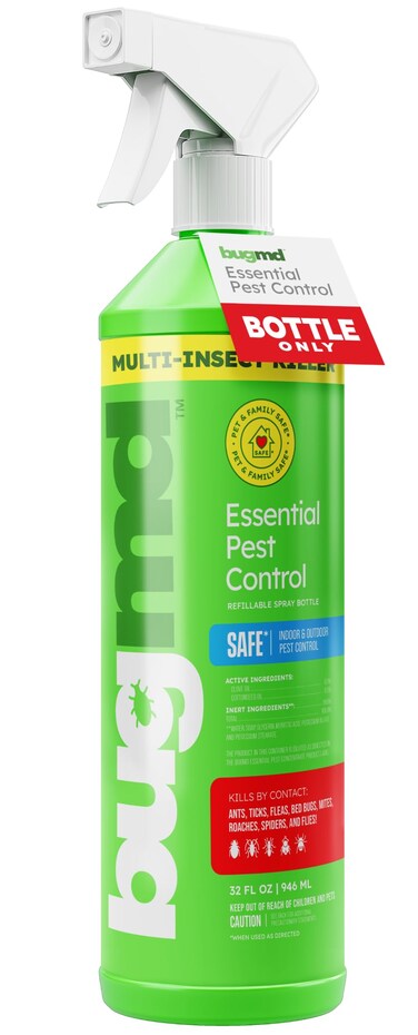 BugMD Refillable Empty Spray Bottle (32oz)