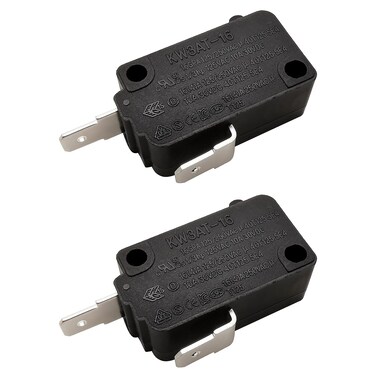 HiQltyla Microwave Oven Door Switch Replacement Part, 16A 125VAC, KW3A-16, Normally Closed - 2Pcs