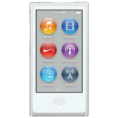 M-Player iPod Nano 7th Generation 16GB Purple (Generic Headset and Charging Cable) packaged in plain white box