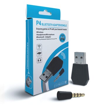 RALAN PS4 Bluetooth Dongle Adapter USB 4.0 ,Wireless Mini Microphone USB Audio Adapter Receiver Compatible with PS4 Playstation/ Support A2DP HFP HSP