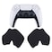 eXtremeRate PlayVital Anti-Skid Sweat-Absorbent Controller Grip for ps5 Controller,Professional Textured Soft Rubber Pads Handle Grips for ps5 Controller
