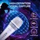 CAROL E dur-916S Wired Karaoke Microphone for Singing - White