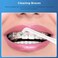 Oralphi Interdental Replacement Toothbrush Heads for Philips Sonicare Click-on Brush Head System, for Cleaning Braces/Between Teeth/Back Teeth (4-Pack, White)