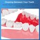 Oralphi Interdental Replacement Toothbrush Heads for Philips Sonicare Click-on Brush Head System, for Cleaning Braces/Between Teeth/Back Teeth (4-Pack, White)