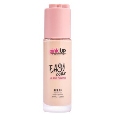 Pink Up   Easy Cover  Liquid Makeup   Medium coverage with SPF 15   Water-based & alcohol-free   Makeup   Foundation   Lightweight texture   Pale shade   Model PKEC100