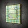 3dRose Bunny with Chocolate Leaning on Egg Frame, Happy 6 Inch Ceramic Tile