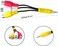 SNLLMZI Power prime AV Adapter, Video AV Component Adapter Cable Replacement for TCL TV, 3 RCA to AV Input Adapter - 23CM/9in