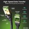 GEARit Cat7 Outdoor Ethernet Cable 100ft Black Cat 7 Shielded SFTP