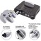 miadore 2 Pack Classic N64 Controllers (Yellow/Gray) Bundle with 2 Pack 6FT N64 Controller Extension Cable