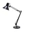 Bostitch Office VLF100D Swing Arm Desk Lamp, Metal, 36" Reach with Multi-Joint Adjustment, Includes Replaceable LED Bulb (VLF), Black